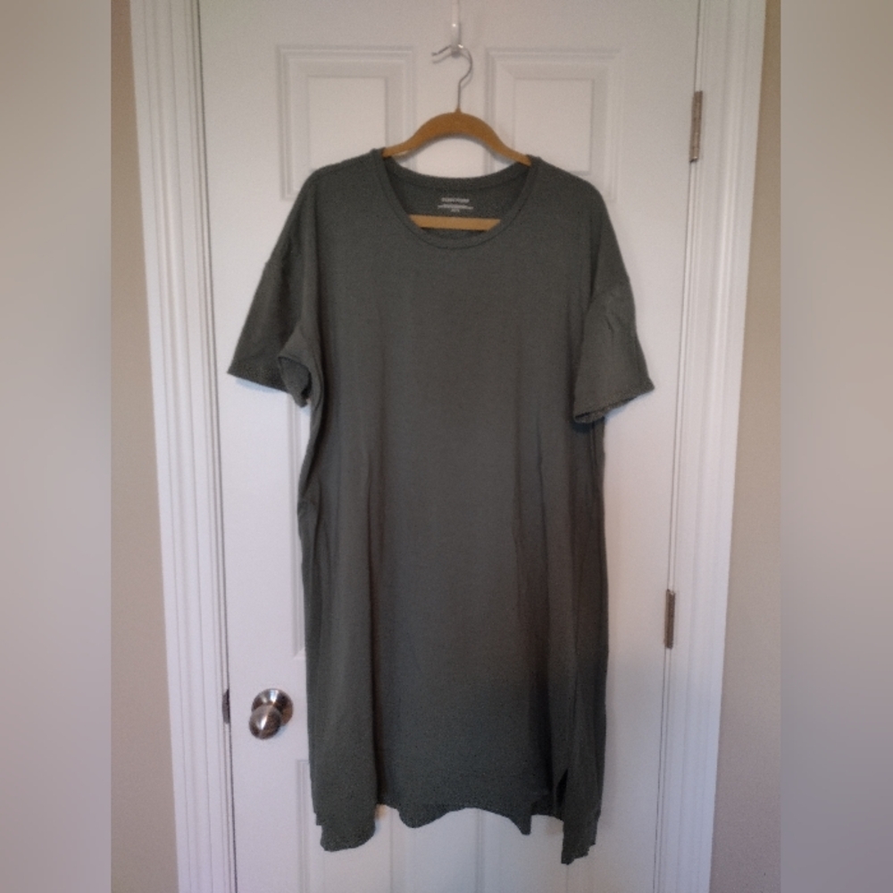 Eileen Fisher Pima Cotton Stretch Jersey Dress